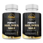2 Bottles Perfect Hair, Skin & Nails by My Stellar Lifestyle - 60 Capsules