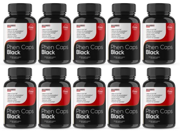 Phen Caps Black - 60 Capsules