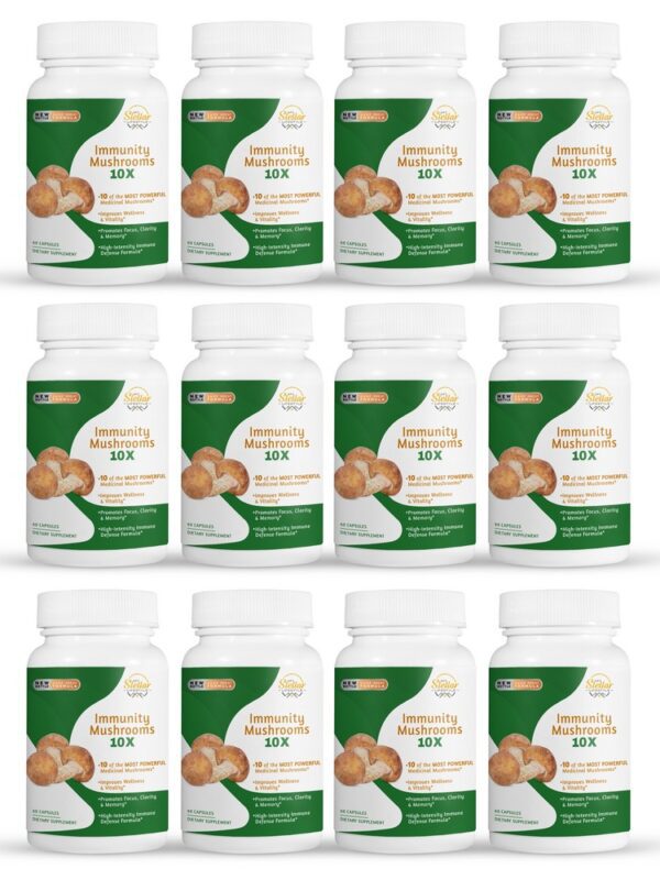 Immunity Mushrooms 10X - 60 Capsules