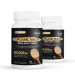 Organic Maca Black, Red and Yellow - 60 Capsules