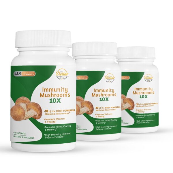Immunity Mushrooms 10X - 60 Capsules