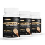 Organic Maca Black, Red and Yellow - 60 Capsules