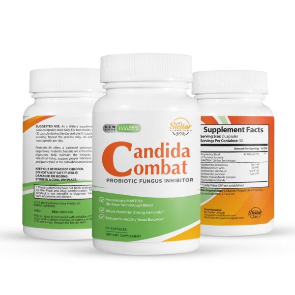 Candida Combat - 60 Capsules