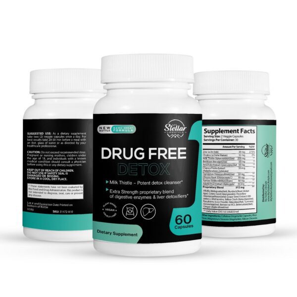 Drug Free Detox - 60 Capsules