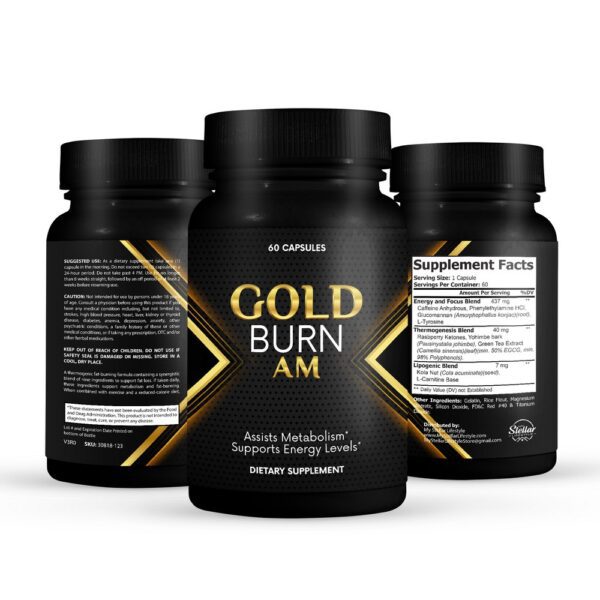 Gold Burn AM - 60 Capsules