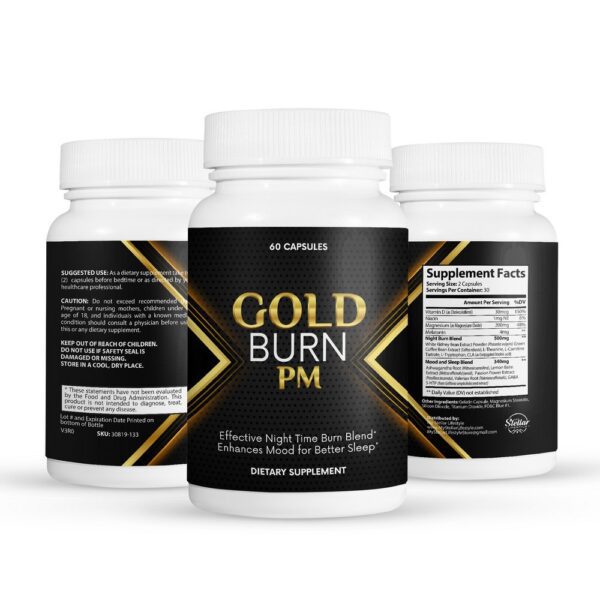 Gold Burn PM - 60 Capsules