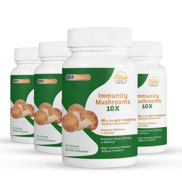 Immunity Mushrooms 10X - 60 Capsules