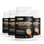 Organic Maca Black, Red and Yellow - 60 Capsules
