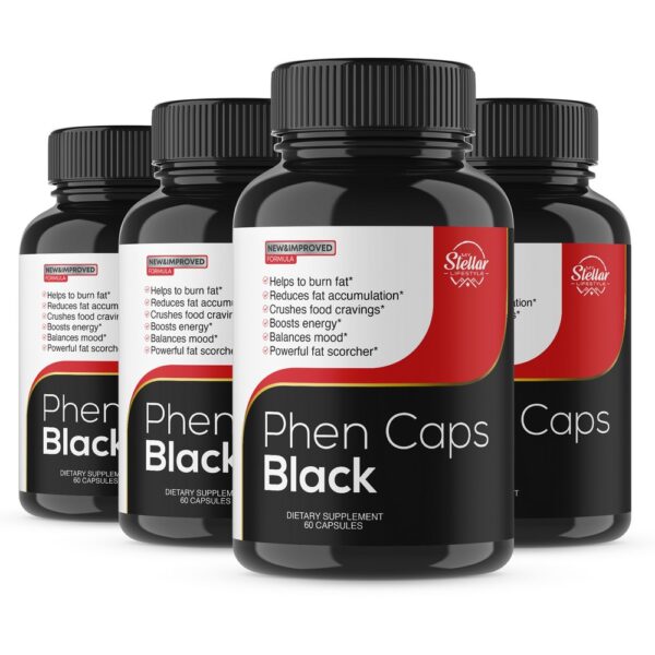 Phen Caps Black - 60 Capsules