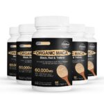 Organic Maca Black, Red and Yellow - 60 Capsules