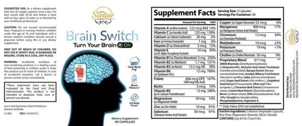 Brain Switch - 60 Capsules