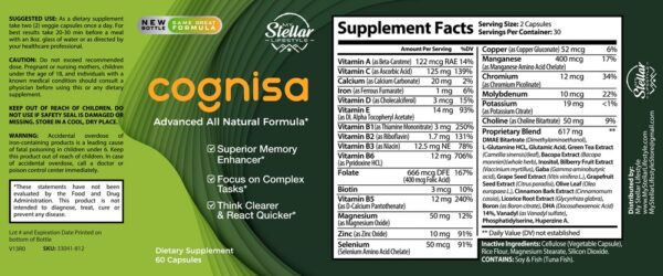 Cognisa - 60 Capsules