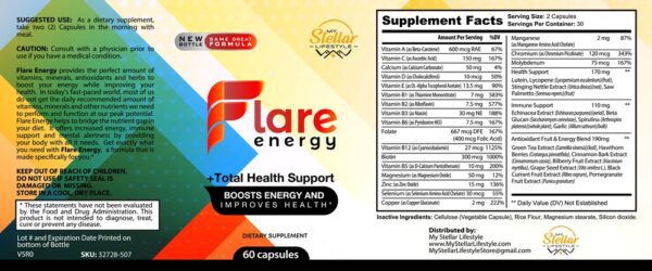 Flare Energy - 60 Capsules