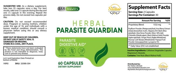 Herbal Parasite Guardian - 60 Capsules