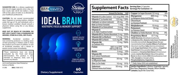 Ideal Brain - 60 Capsules