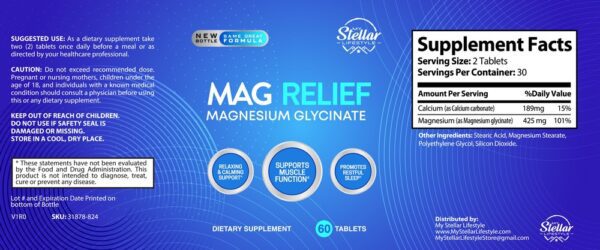 Mag Relief - 60 Tablets