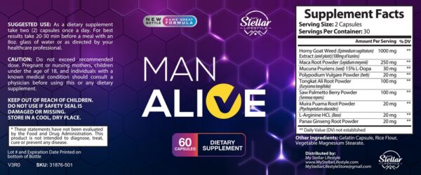 Man Alive - 60 Capsules