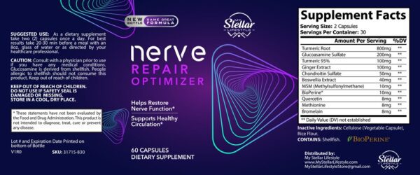 Nerve Repair Optimizer - 60 Capsules
