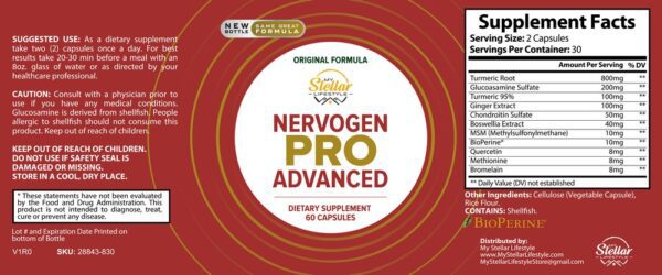 Nervogen Pro Advanced - 60 Capsules