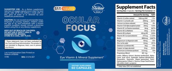 Ocular Focus - 60 Capsules