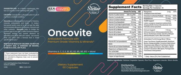 Oncovite - 60 Capsules