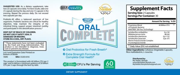 Oral Complete - 60 Capsules