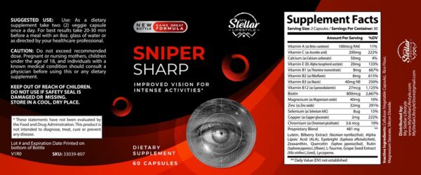Sniper Sharp - 60 Capsules