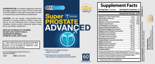 Super Prostate Advanced - 60 Capsules