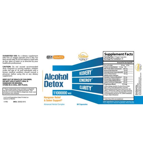Alcohol Detox - 60 Capsules