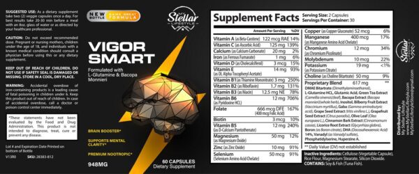 Vigor Smart - 60 Capsules