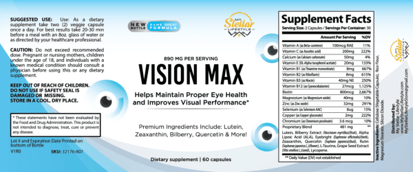 Vision Max - 60 Capsules