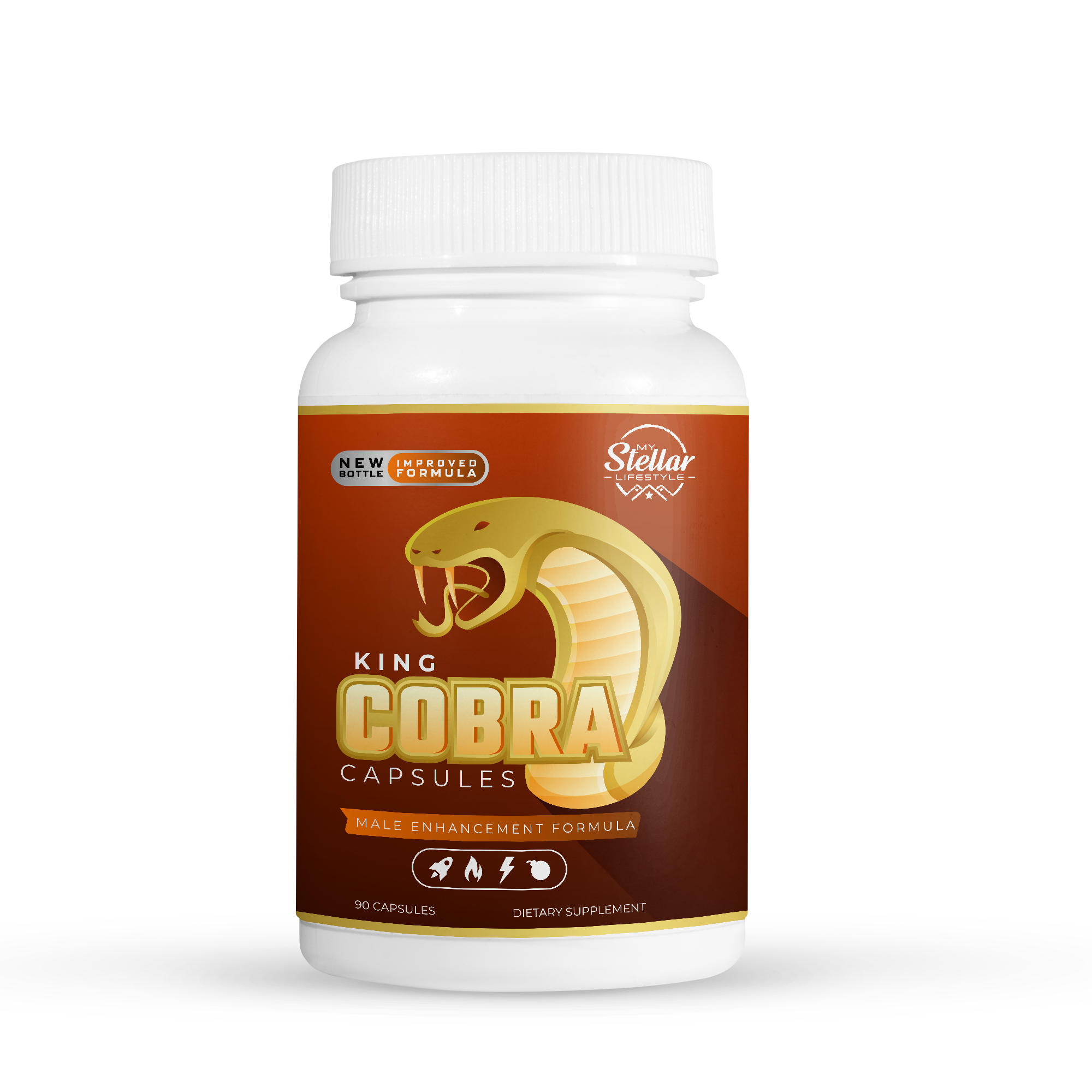 King Cobra Capsules for Men – New Improved Formula – 90 Capsules
