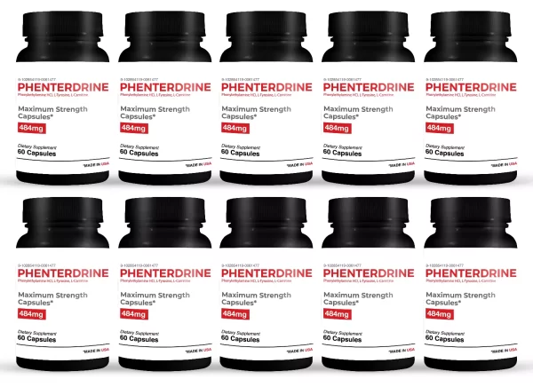 Phenterdrine, thermogenic fat burning formula-60 Capsules